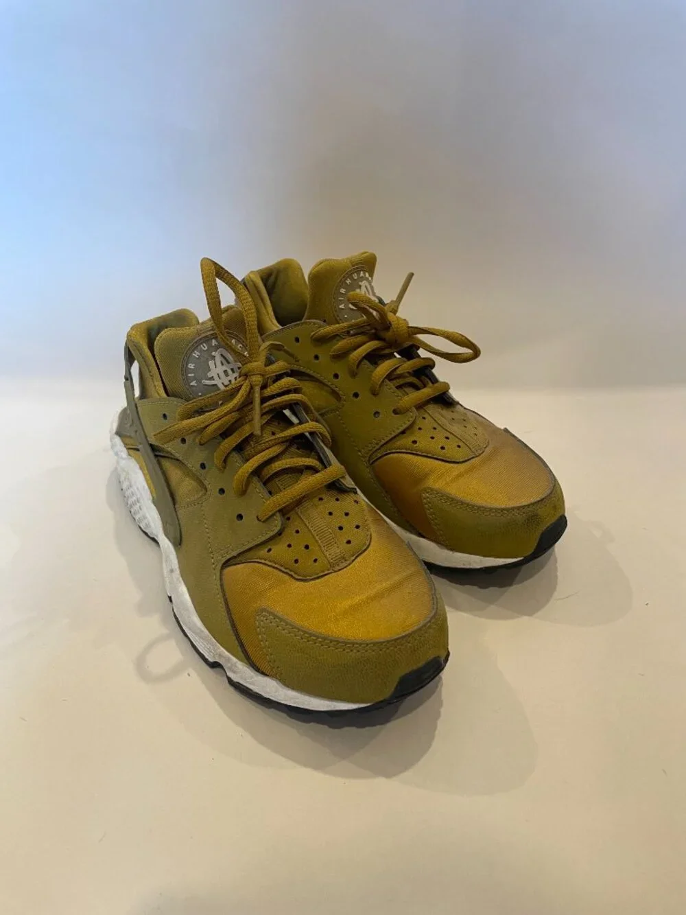 Nike Gold Huarache Sneakers